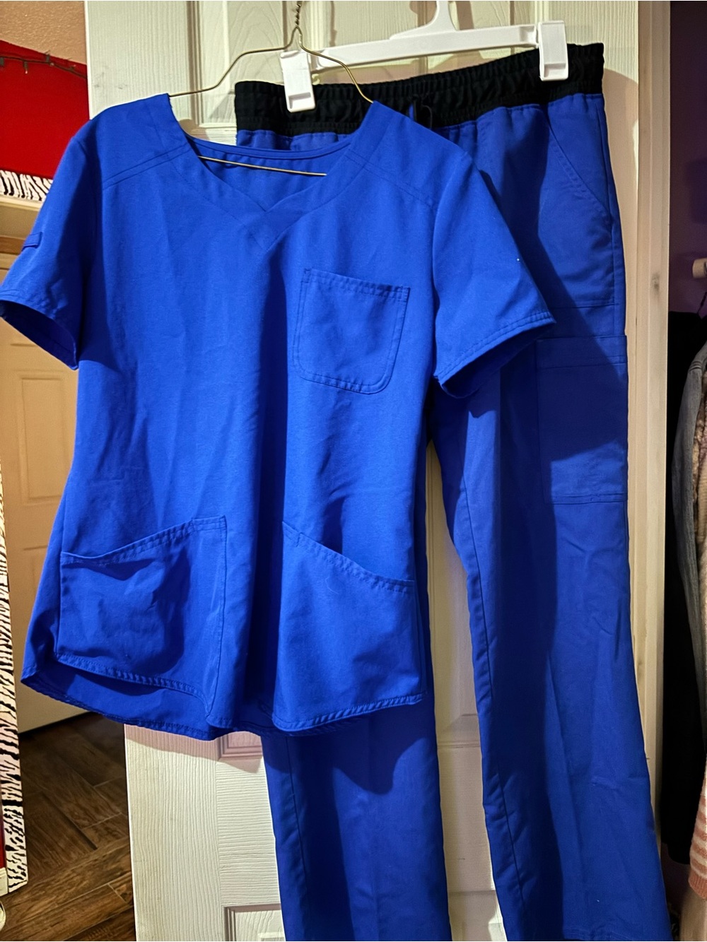 Scrubstar Royal Blue Women's Scrub Top and Jogger Pants Set